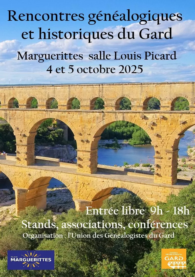 Affiche généal gard 2025