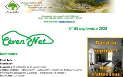 Céven’Net N°68 septembre