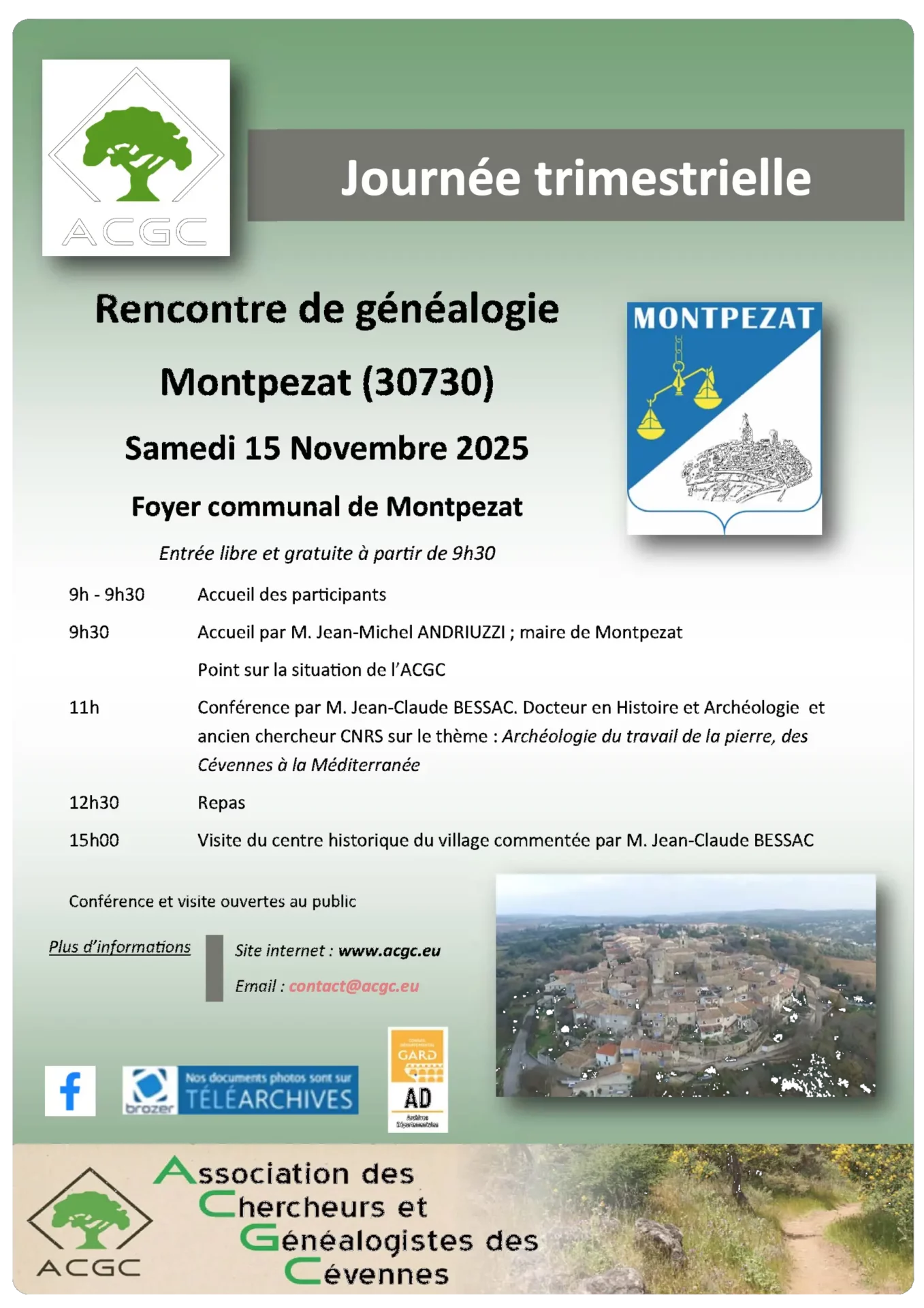 Affiche ACGC Montpezat 2025 Affiche acgc montpezat 2025