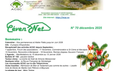 Céven&rsquo;Net N°70 décembre 2025