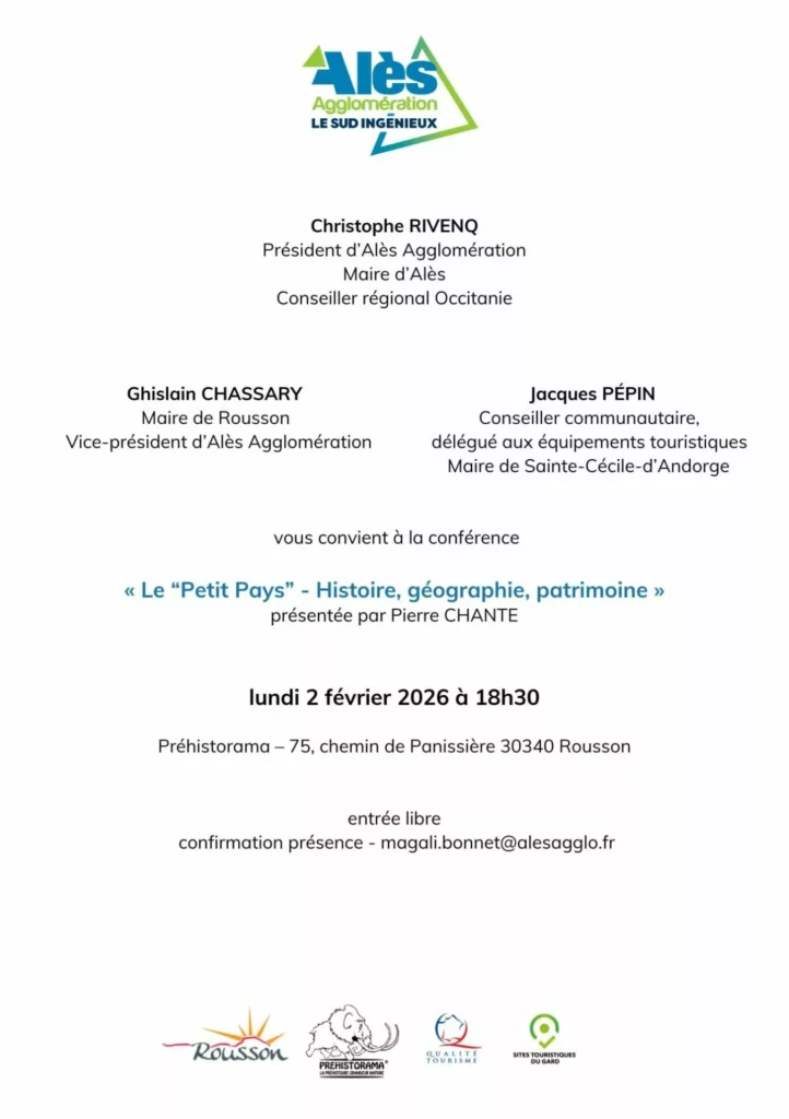 Invitation Conference Prehistorama lundi 2février 2026 (2)