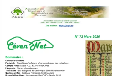 Céven&rsquo;Net N°72 mars 2026