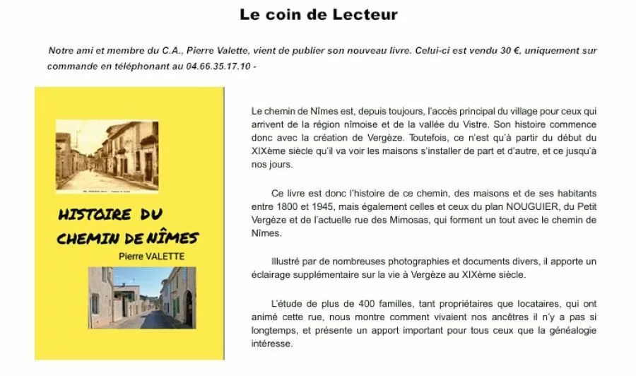 Couverture Histoire du Ch de Nîmes